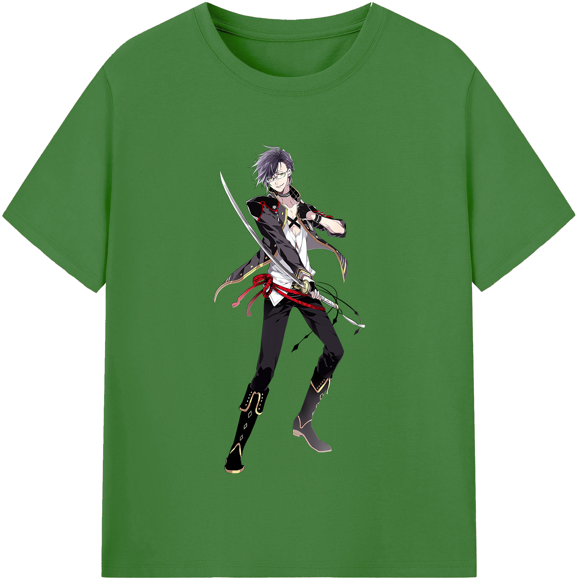 （画像用） 刀剣乱舞 Touken Ranbu レディースカジュアルプリントTシャツ（綿100％）
